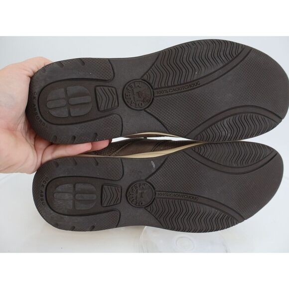 Mephisto Men's Hero Shoe Size 7.5 Brown Tan Leather Luxury Comfort Sneaker - Picture 9 of 12